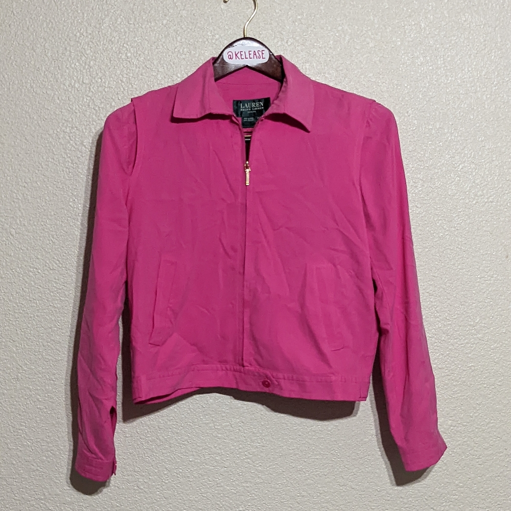 Pink Bomber Jacket - Picture 5 of 12